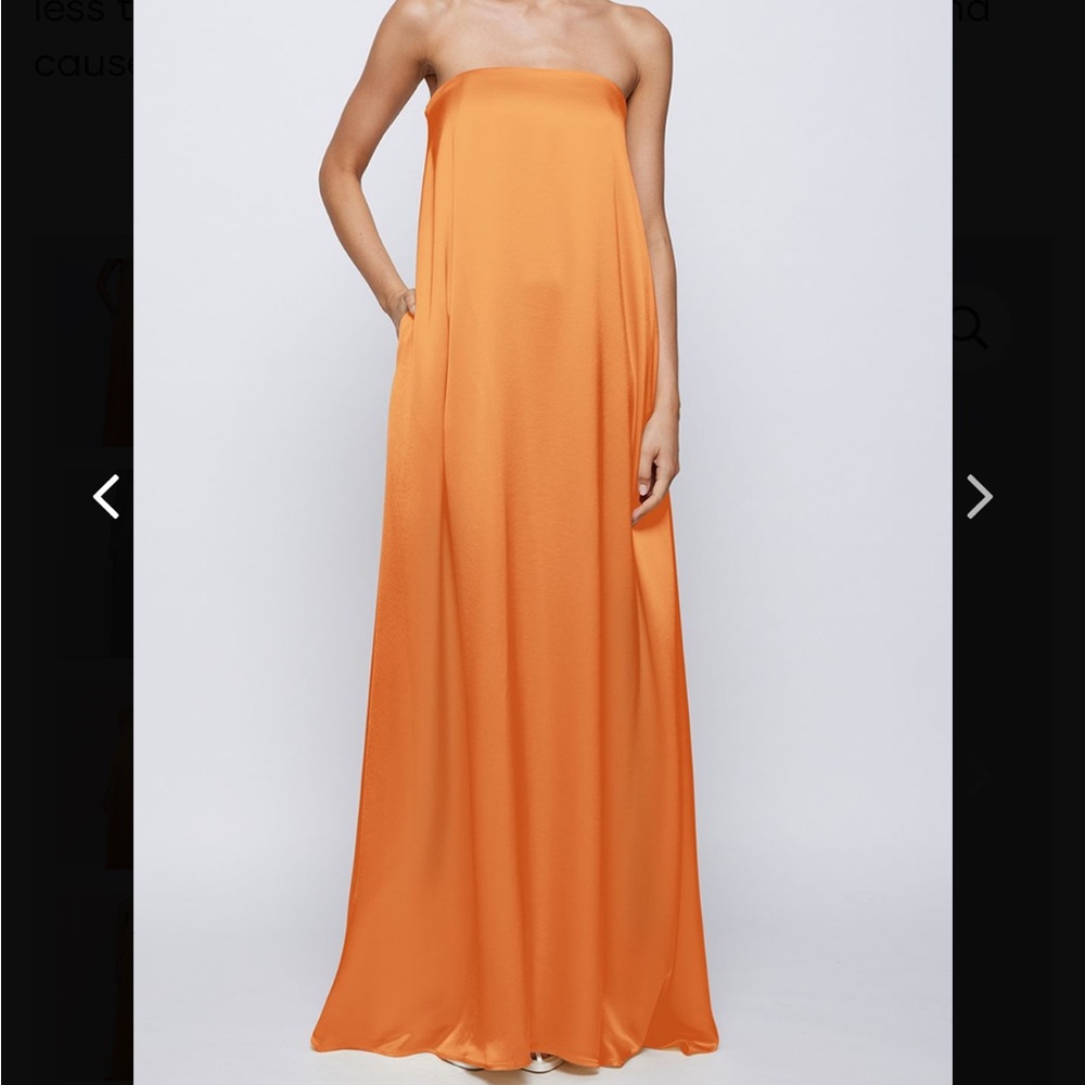 Anna Quan Delfina Dress in Kumquat